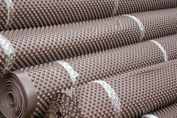 Rolls of insulation material