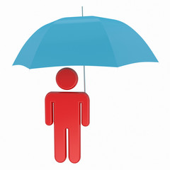 Man With Umbrella