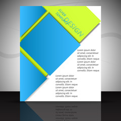 Business flyer or cover design - template