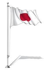 Flag Pole Japan