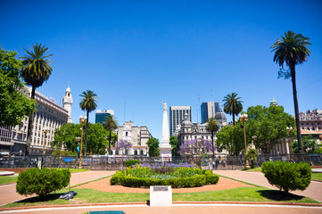 Prachtig uitzicht op de hoofdstad van Buenos Aires in Argentinië
