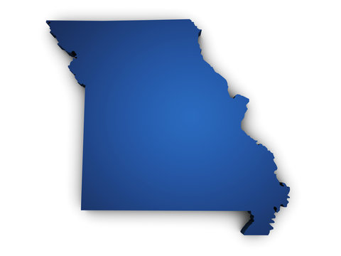Map Of Missouri 3d Shape