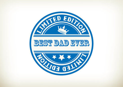 Best Dad- Stamp