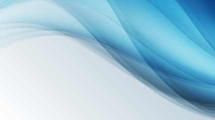 blue waves creative  lines abstract background vector