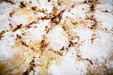 Fresh baked Moroccan Pastilla or pastela