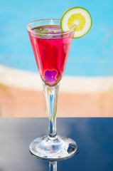 Red cocktail