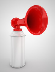 Air horn isolated on white background - 64476872