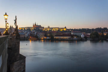 Obraz na płótnie Canvas Panorama di Praga
