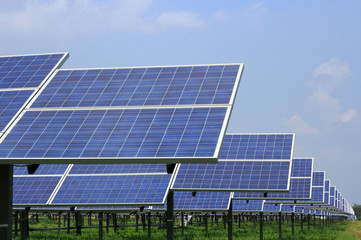 solar panel energy from the sun