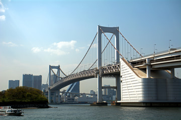 Rainbow Bridge, Tokyo, Japan