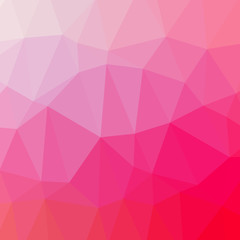 Abstract triangle geometric red square vector background