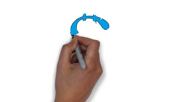 Dollar W&auml;hrung Geld Dollarzeichen blau