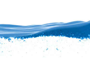 blue wave abstract - 64479882