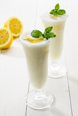 Sorbetto al limone, fuoco selettivo