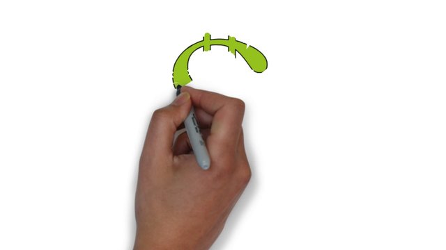 Dollar W&auml;hrung Geld Dollarzeichen gr&uuml;n