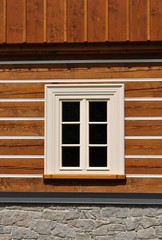 Obraz na płótnie Canvas Timber window