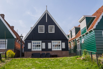 Historic Dutch fishermen village called Marken