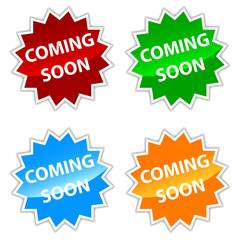 Coming soon labels set