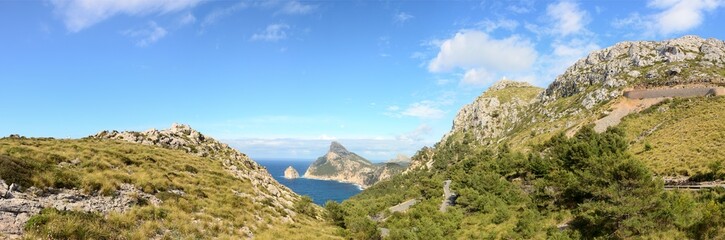 Fototapeta na wymiar Kap Formentor - Panorama