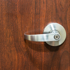 Locked door handle