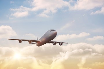 Composite image of graphic airplane