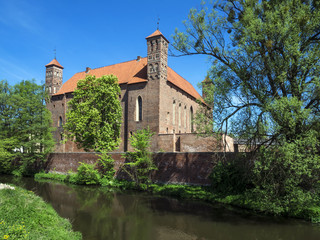 Obraz premium Old gothic medieval castle in Lidzbark Warminski