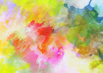 Fototapeta na wymiar Colorful Watercolor Background.