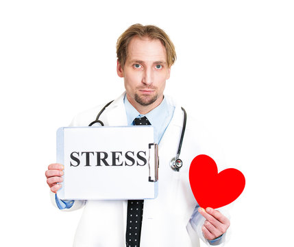 Stressed leads to heart disease. Doctor reminds to take it easy