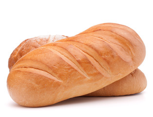 fresh bread isolated on white background cutout