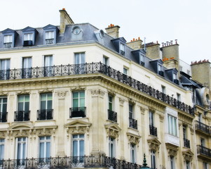 Fototapeta premium immeuble ancien,chic,parisien