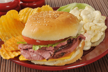 Roast beef sandwich
