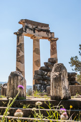 The Tholos-Temple in Delphi