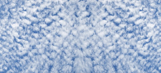 Cloudy sky altocumulus cloudscape background - obrazy, fototapety, plakaty