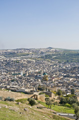 Fez general view at Morocco
