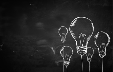 Sketch Many Bulbs background © natanaelginting