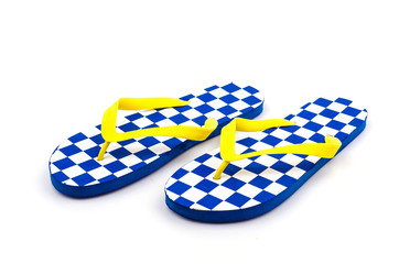 Flip flops isolated white background