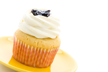 Cupcakes isolated on white background