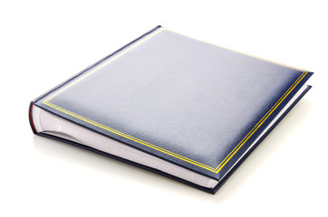 Old vintage book isolated on white background