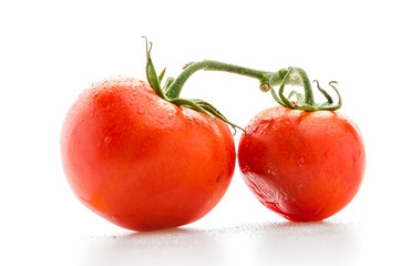 Tomato isolated on white