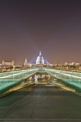 Millennium Bridge at London, England