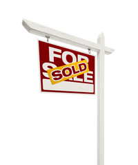 Sold For Sale Real Estate Sign 