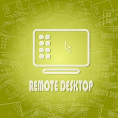 remote desktop sign background