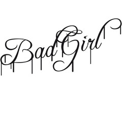 Obraz premium Cool Bad Girl Mädchen Graffiti