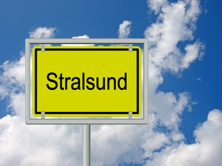 Stralsund - Ortsschild