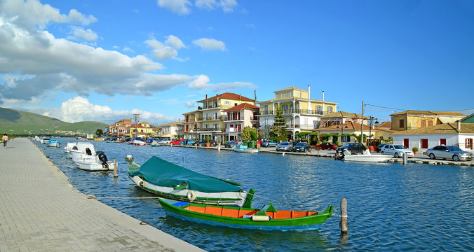 Lefkada port - holidays in Greece