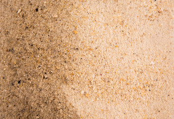 A pile of beach sand