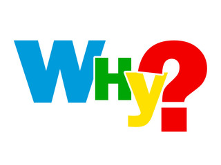 "WHY?" Letter Collage (questions explanations help support how)