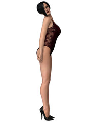 Sexy girl with hot lingerie