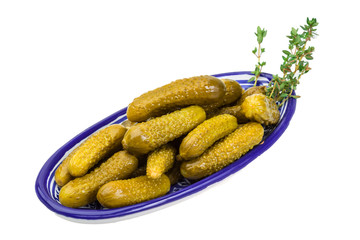 Marinated cucumbers
