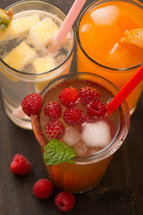 Friut coctails for hot summer